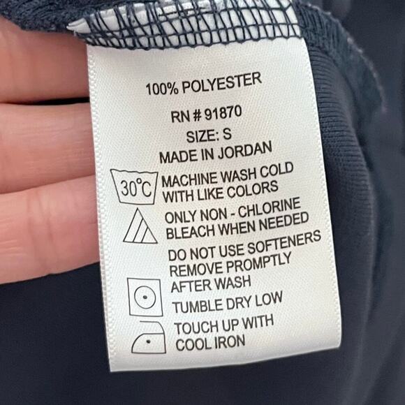 Pebble Beach Men Dry Luxe 1/4 Zip Performance Sweatshirt S Navy Blue Long Sleeve - Picture 6 of 8